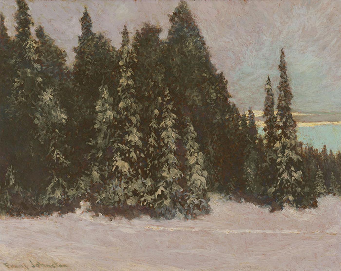 Frank (Franz) Hans Johnston (1888-1949) - Clearing — After a Blizzard