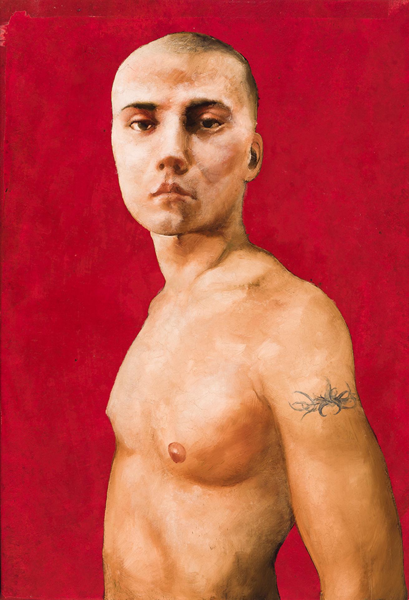 Attila Richard Lukacs (1962) - Red Portrait