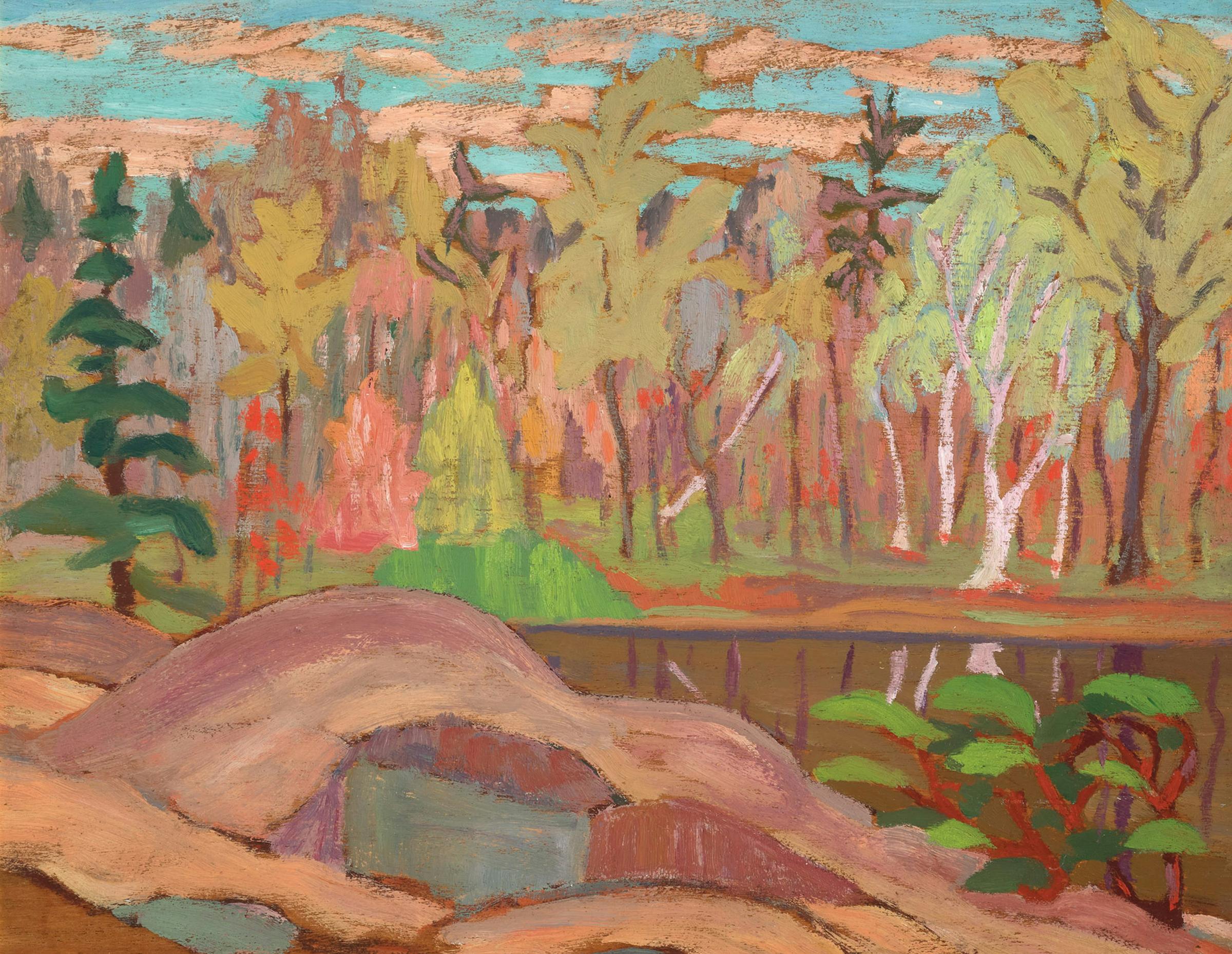 Sir Frederick Grant Banting (1891-1941) - Forest Pool, Spring Day