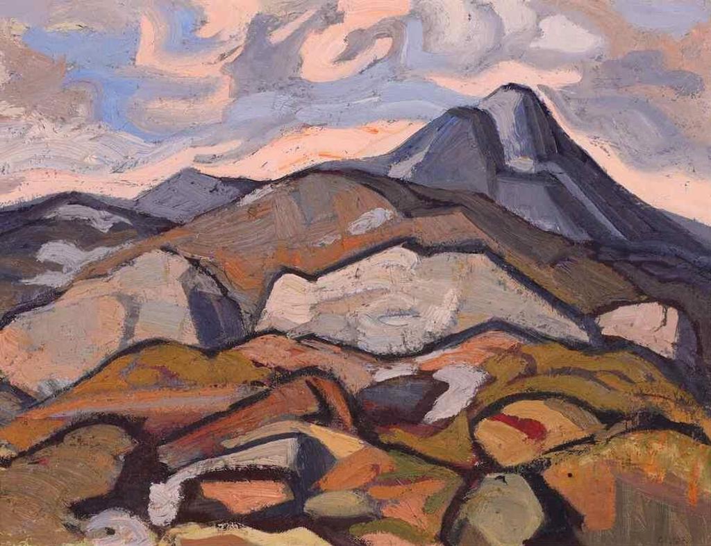 Henry George Glyde (1906-1998) - On Top Of The World - Banff; 1964