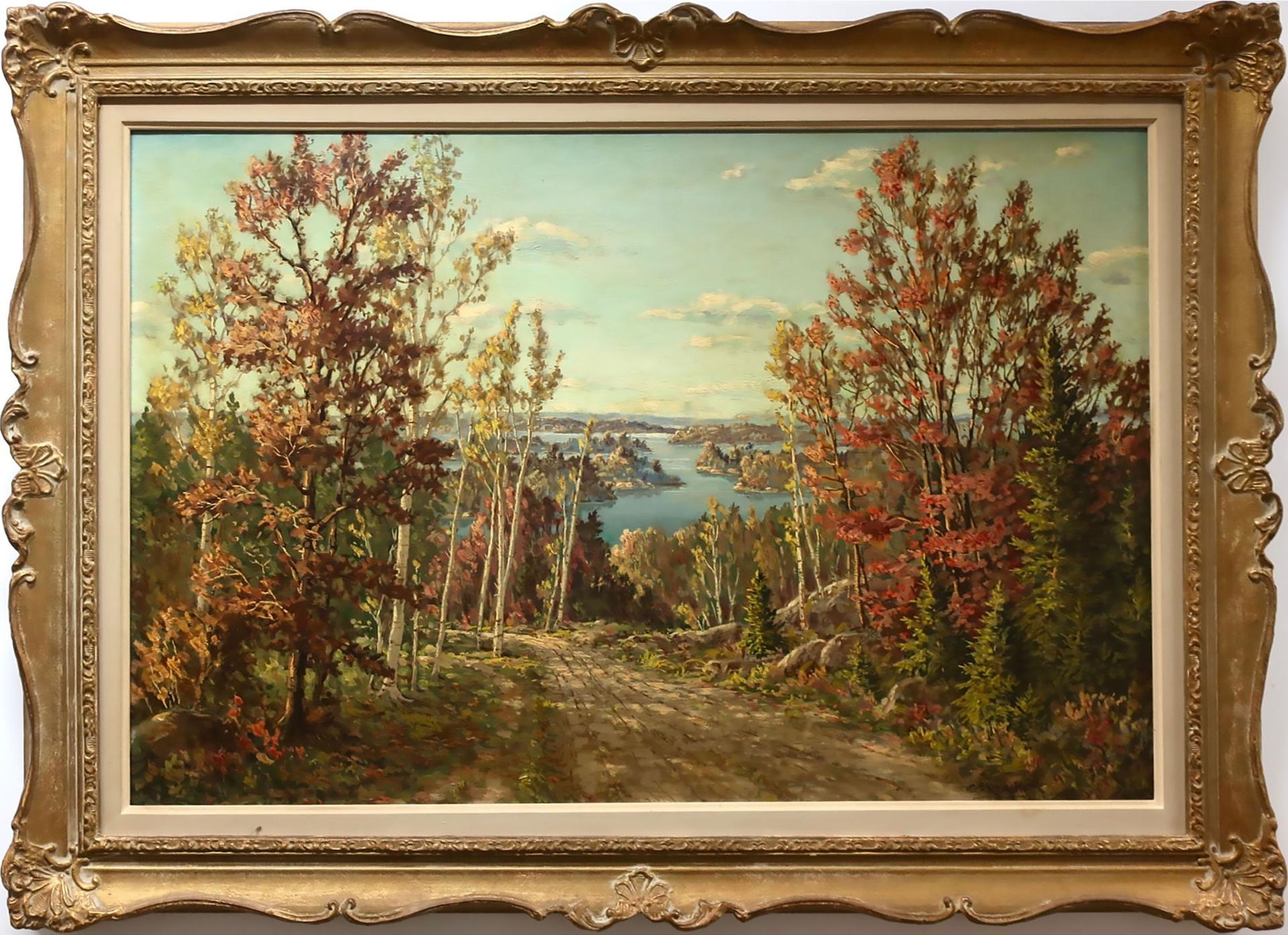 Otto Planding (1887-1964) - Muskoka Fall Scene