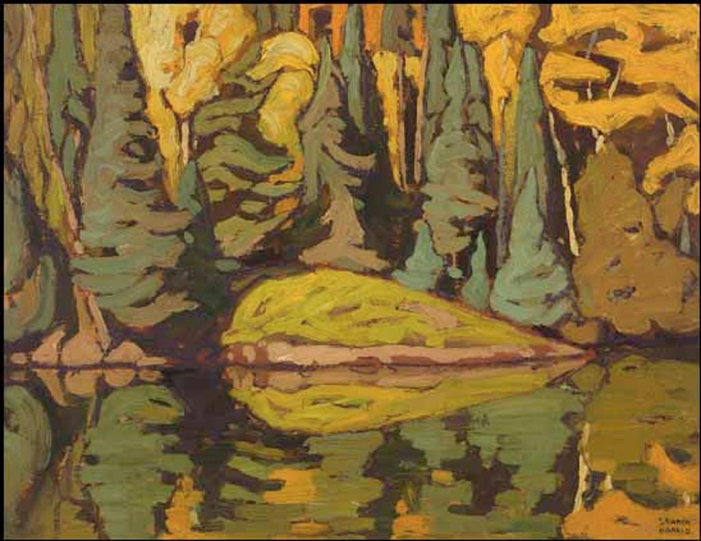 Lawren Stewart Harris (1885-1970) - Pool, Algoma, Sand Lake (Algoma Sketches LXXIX)