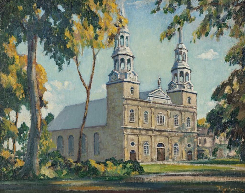Thurston Topham (1888-1966) - Church, St. Eustache