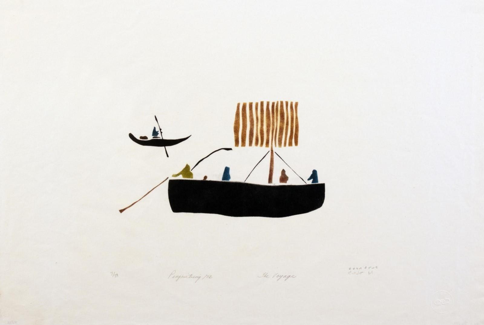 Eleesapee Ishulutaq (1925-2018) - The Voyage; 1972