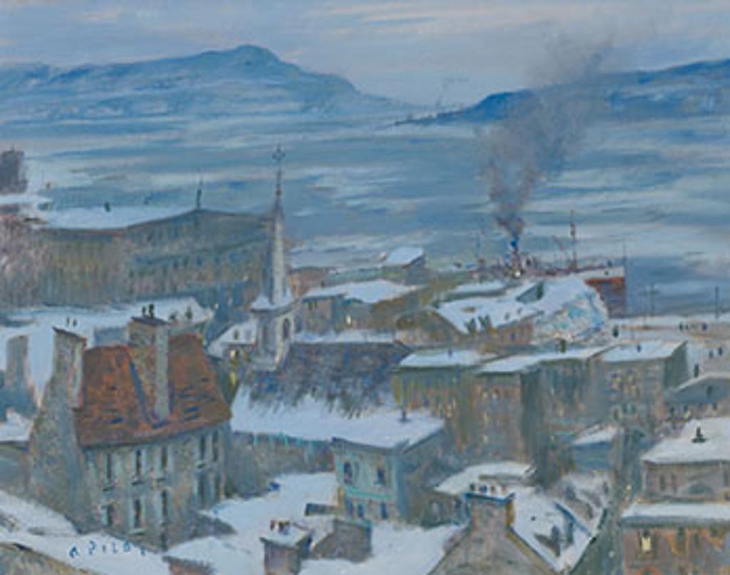 Robert Wakeham Pilot (1898-1967) - Quebec Winter Twilight
