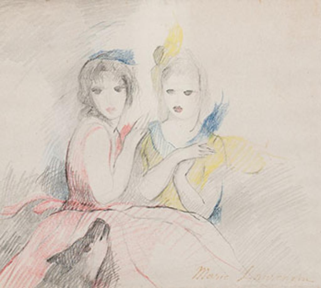 Marie Laurencin (1885-1956) - Jeunes filles au chien