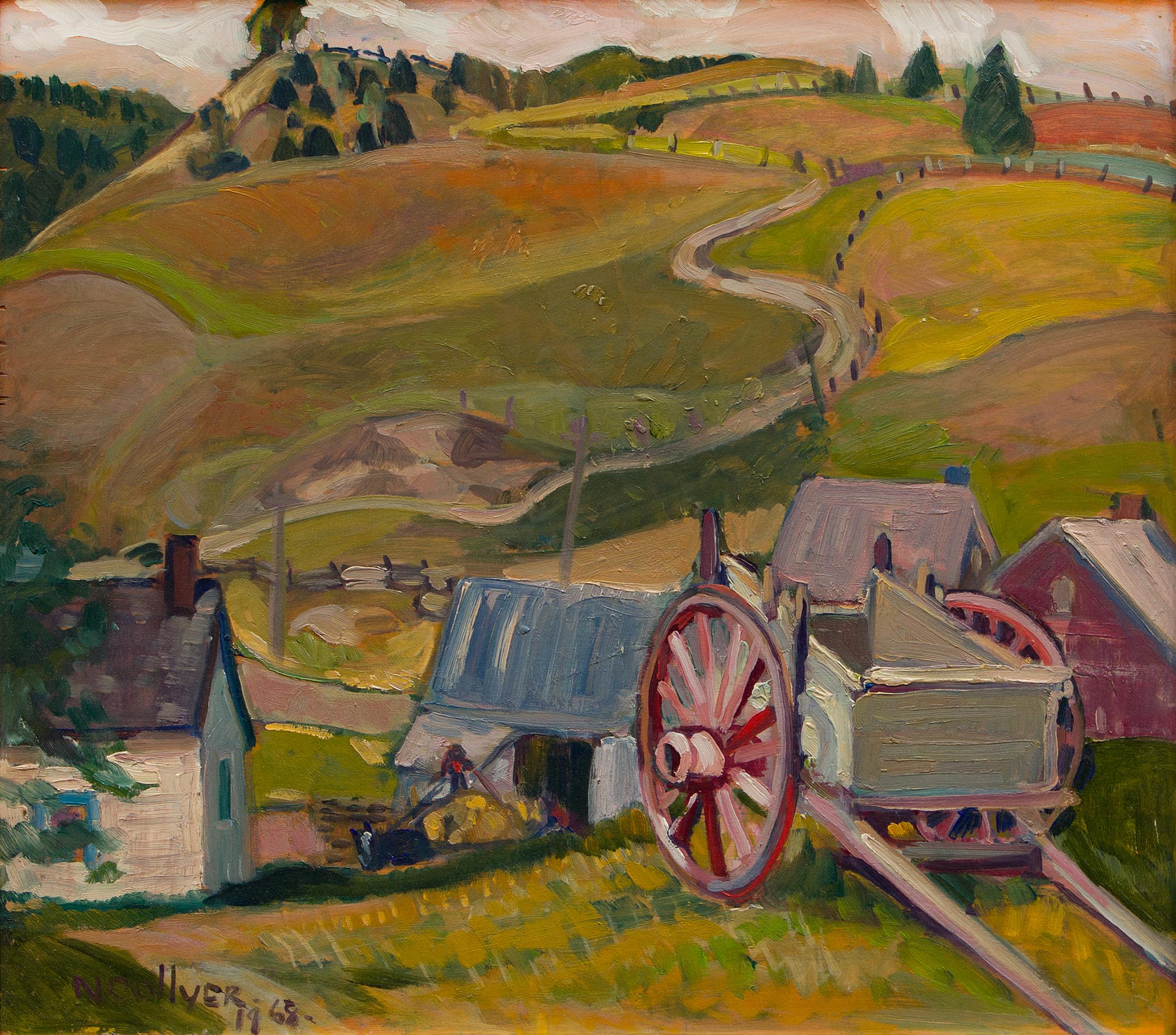 Nora Francis Elizabeth Collyer - Farms & Cart Port au Persil, 1968