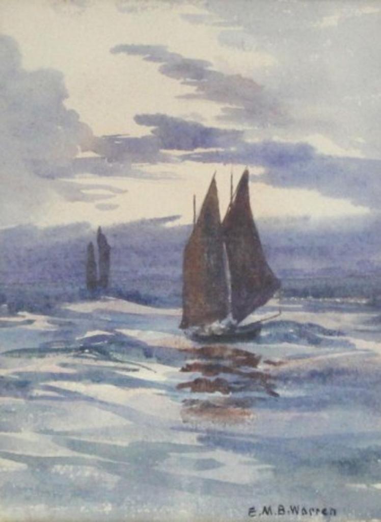 Emily Mary Bibbens Warren (1869-1956) - Two Sailboats