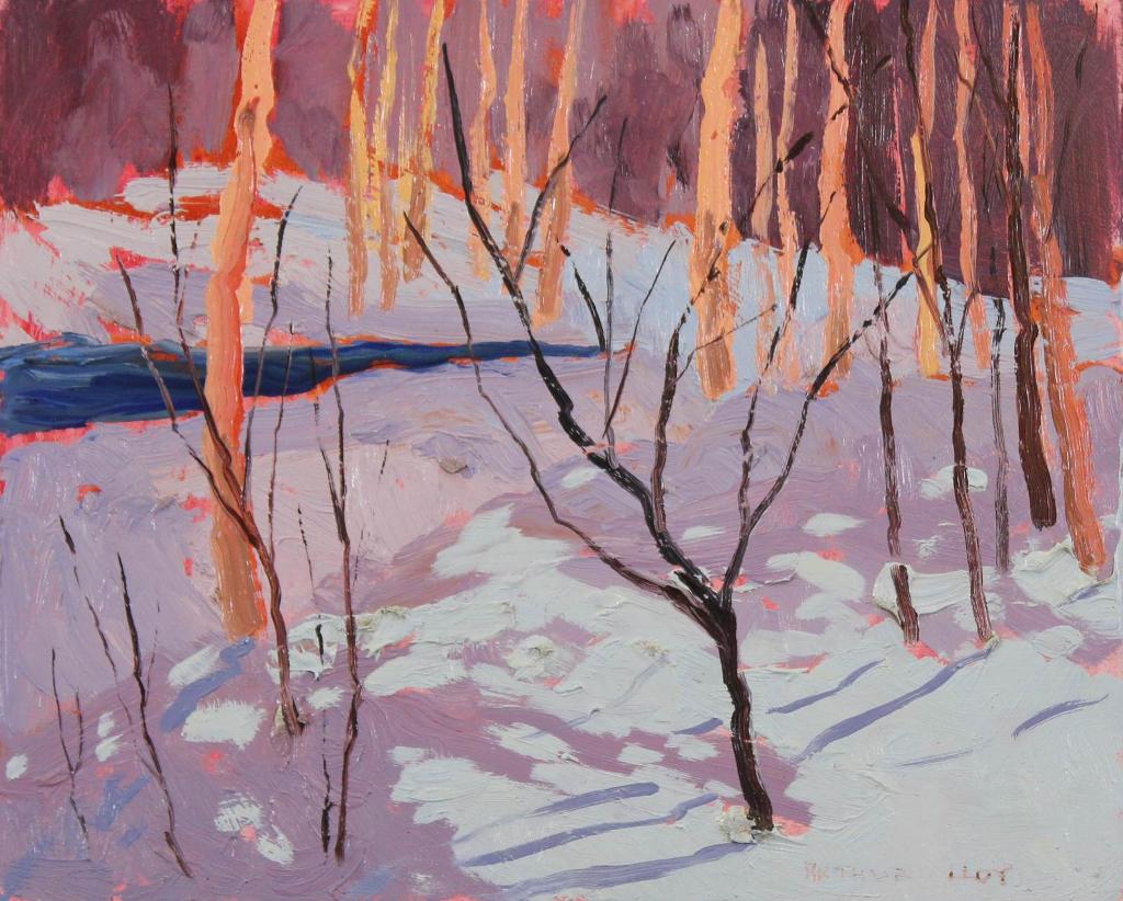 Arthur George Lloy (1929-1986) - Snow Sketch; 1986