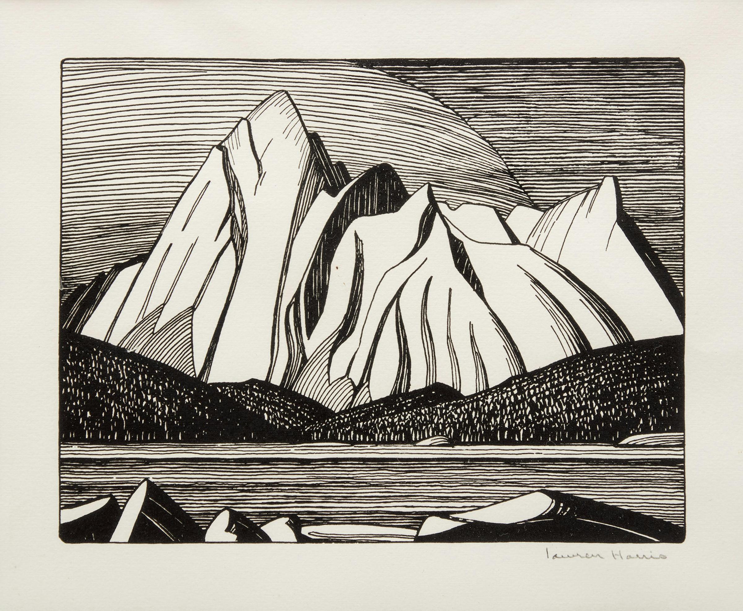 Lawren Stewart Harris (1885-1970) - Mount Sampson, Jasper Park