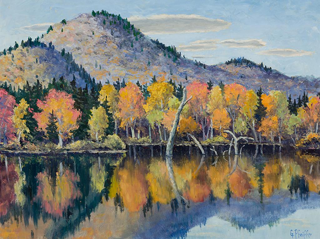 Gordon Edward Pfeiffer (1899-1983) - Autumn Reflections, Longcastor Lake