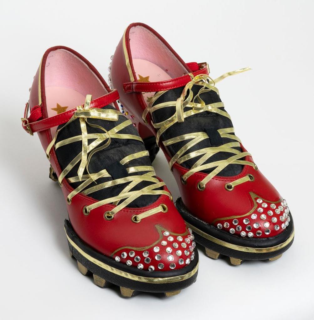 Jacqueline Campbell - Dorothy Loves to Play Football in her New Red Dancing Cleats