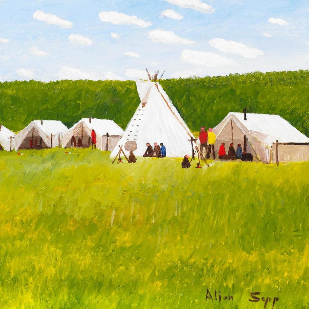 Allen Fredrick Sapp (1929-2015) - Gathering At The Settlement