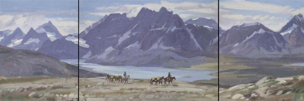 Peter Maxwell Ewart (1918-2001) - The Ramparts Tonquin Valley