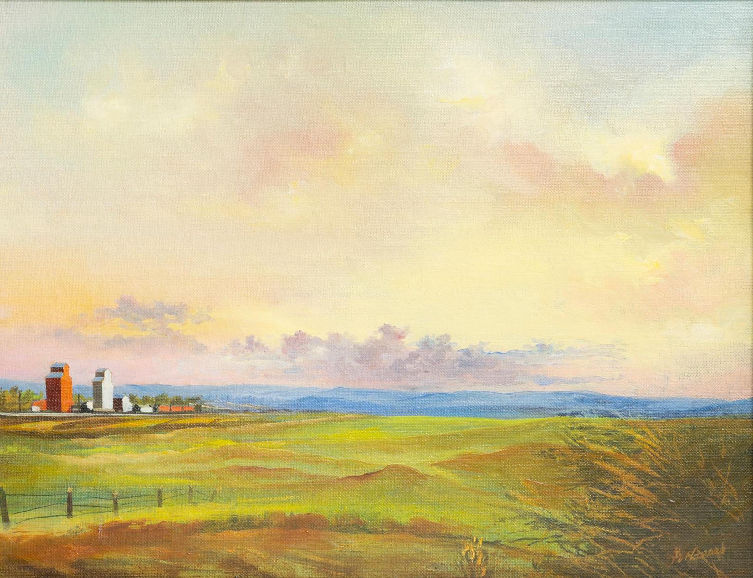 Frank Kaszas (1918-2005) - Prairie Scene