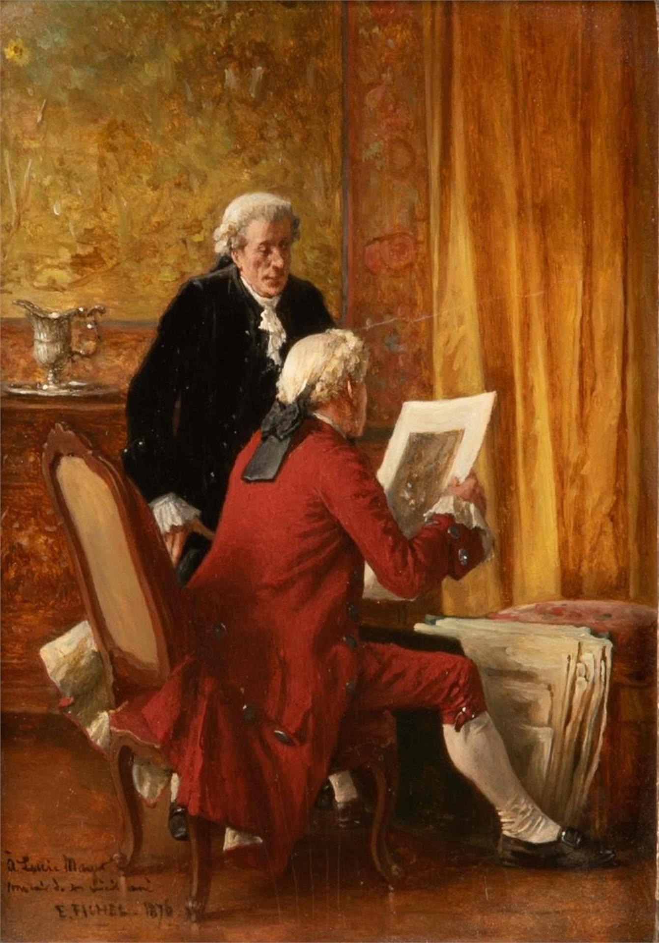 Benjamin Eugène Fichel (1826-1895) - The Collector (1876)