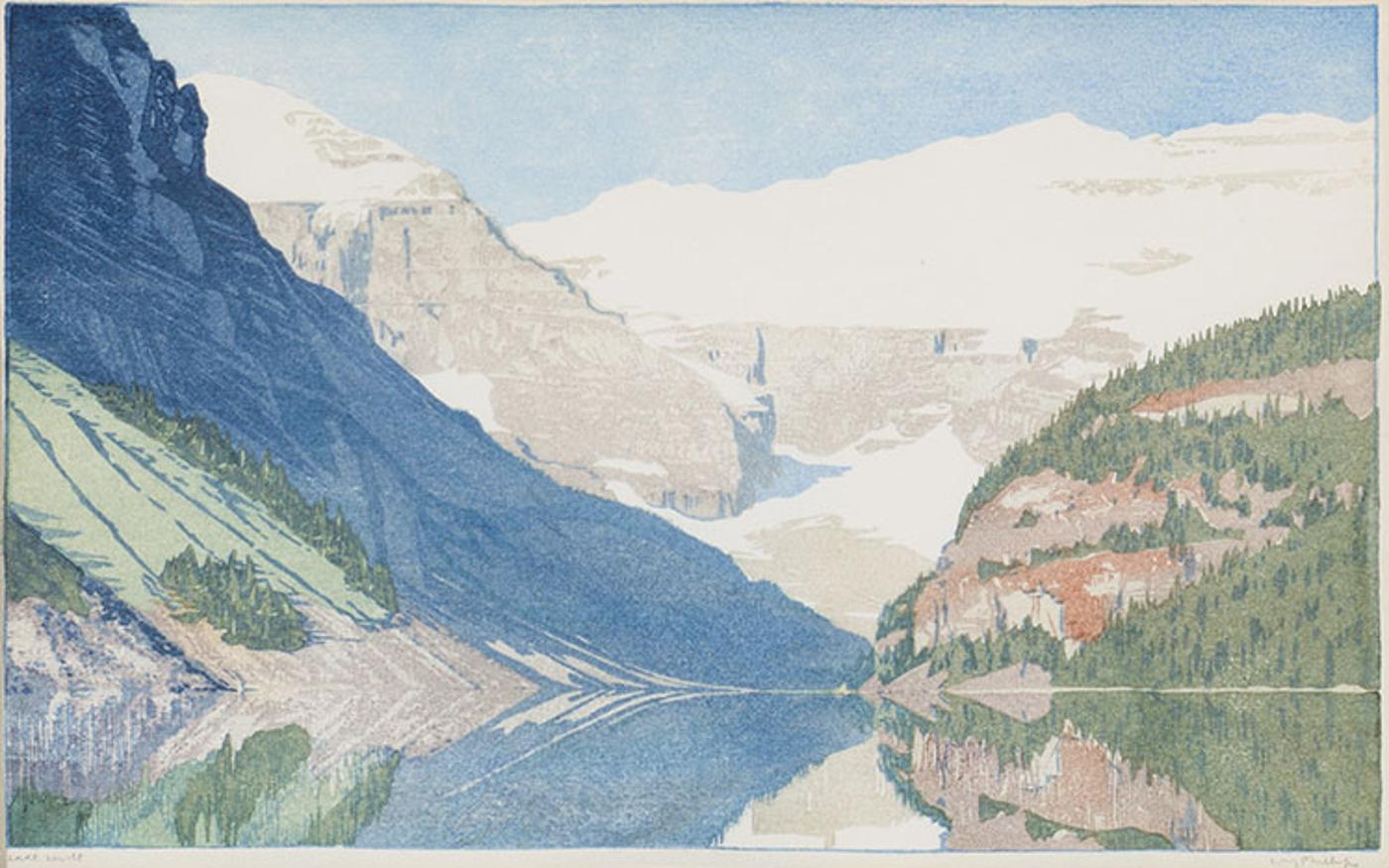 Walter Joseph (W.J.) Phillips (1884-1963) - Lake Louise