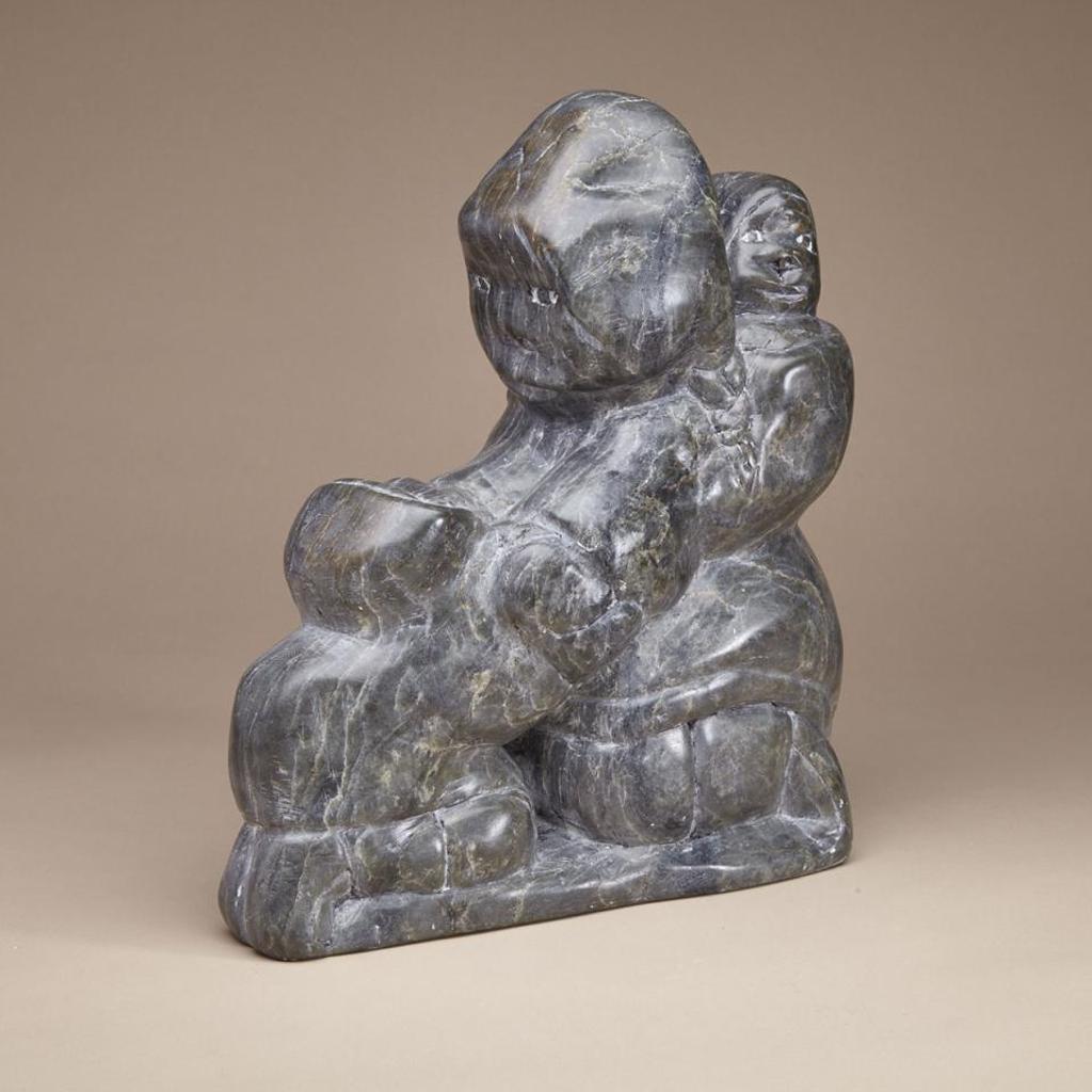 Johnny Inukpuk Jr. (1911-2007) - Mother With Two Children