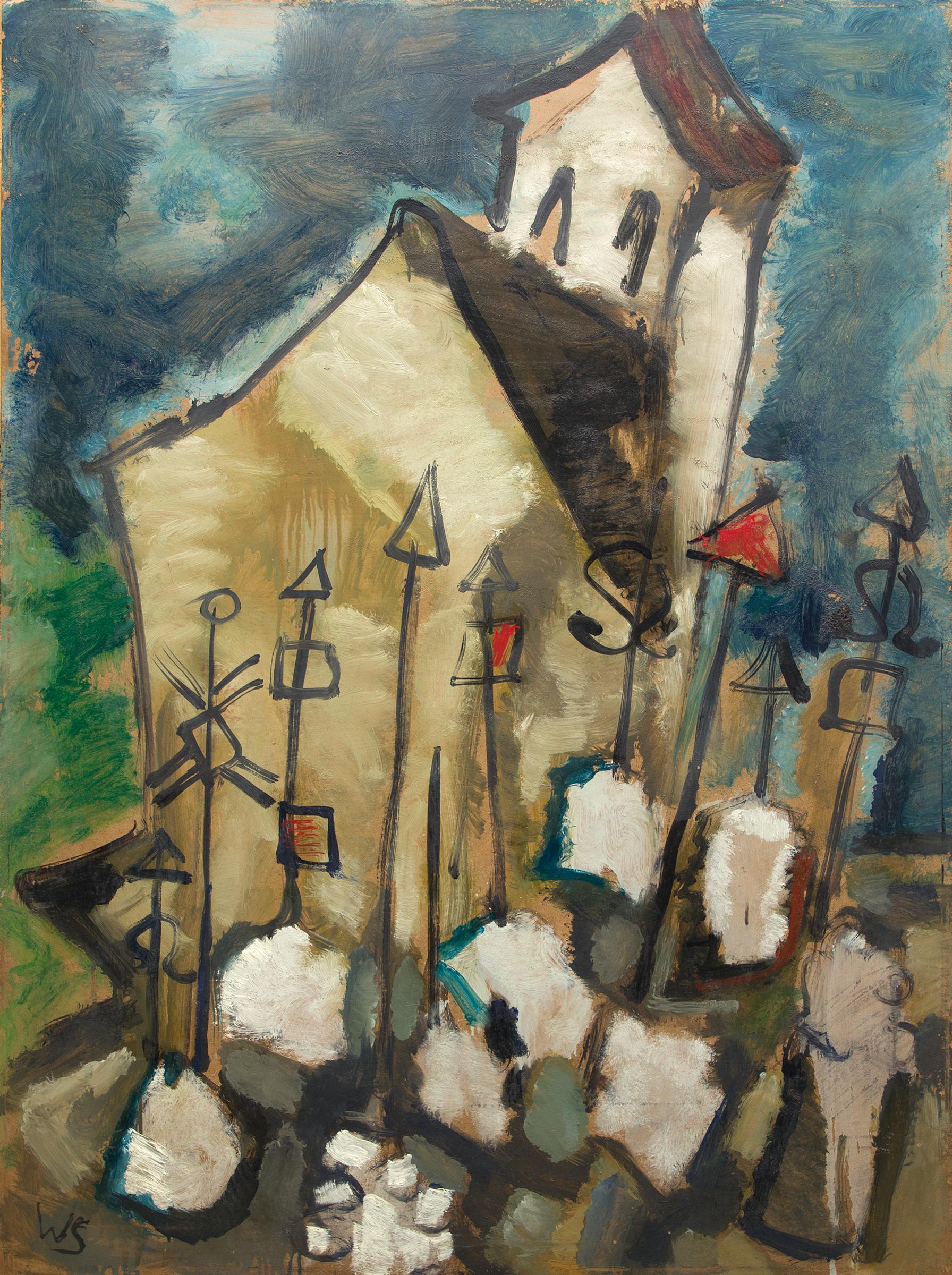 Werner Scholz - Église de montagne, 1964