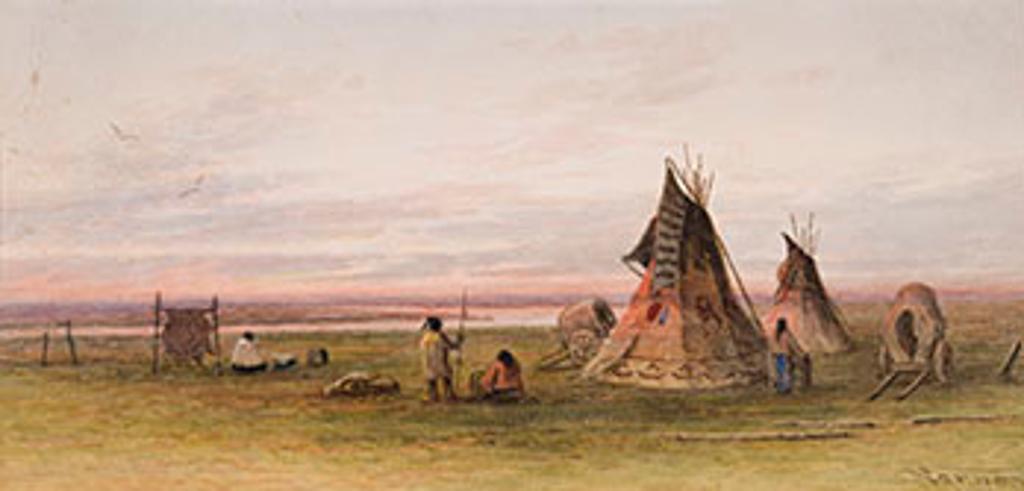 Frederick Arthur Verner (1836-1928) - Indian Camp