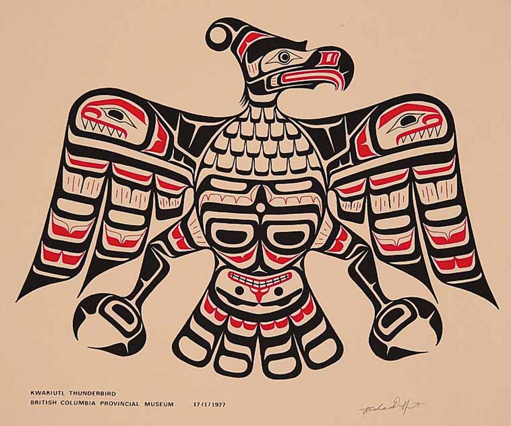 Richard Hunt (1951) - Kwakiutl Thunderbird British Columbia Provincial Museum 17/1/1977