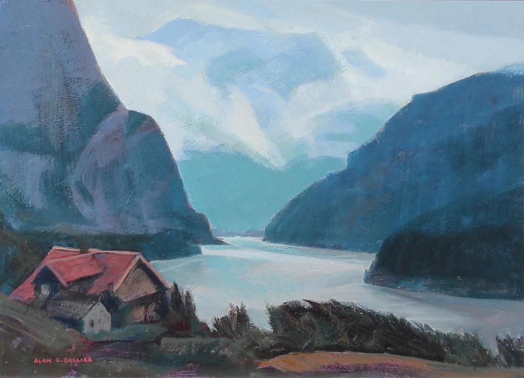 Alan Caswell Collier (1911-1990) - Yale, B.C., On Fraser River; 1987
