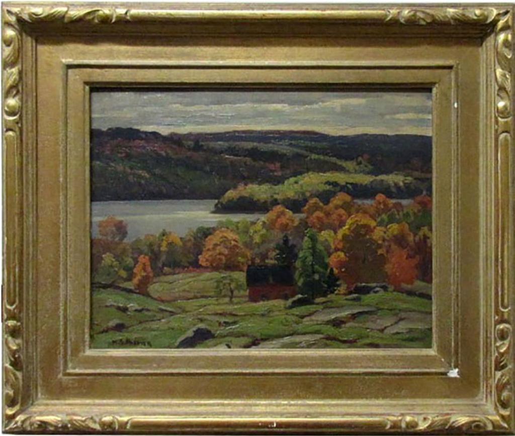 Herbert Sidney Palmer (1881-1970) - Sketch For - Across Lake Kashag, Haliburton, Ontario