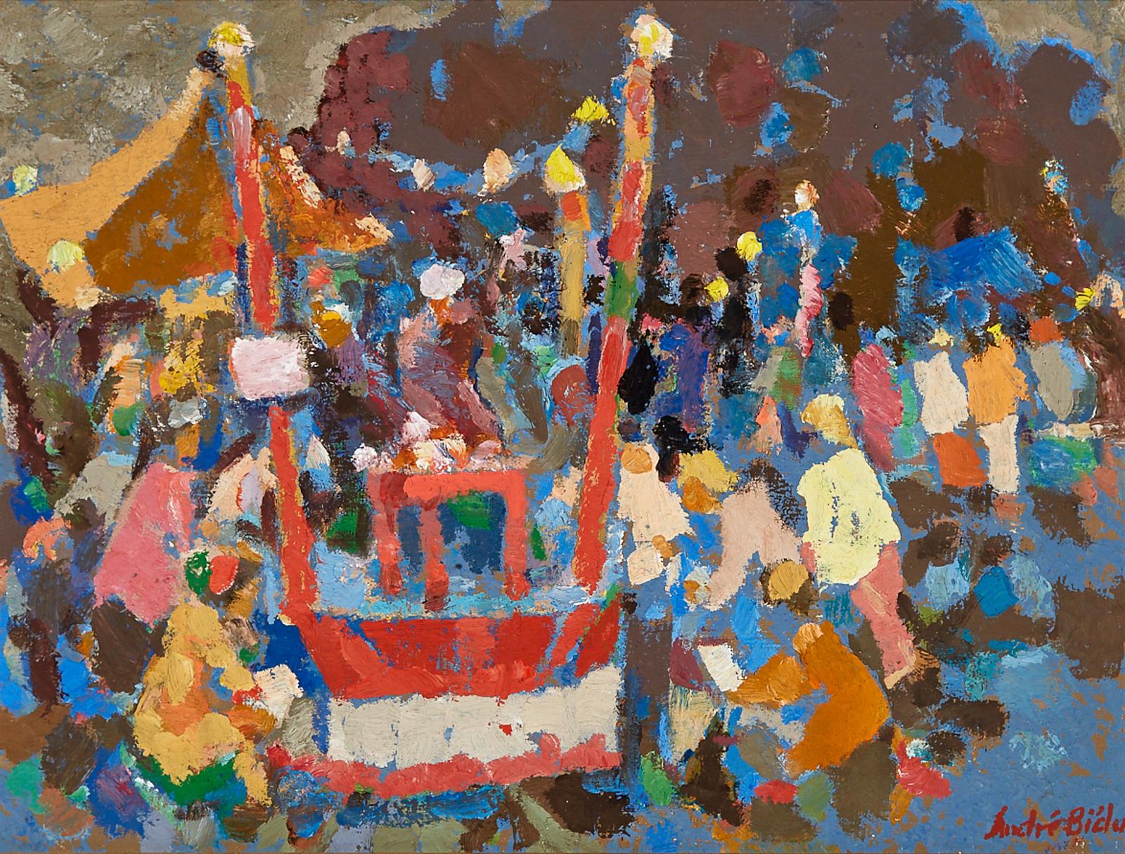 André Charles Biéler (1896-1989) - Bingo At The Fair, 1978