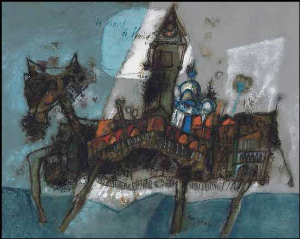 Théo Tobiasse (1927-2012) - Le cheval de Venise