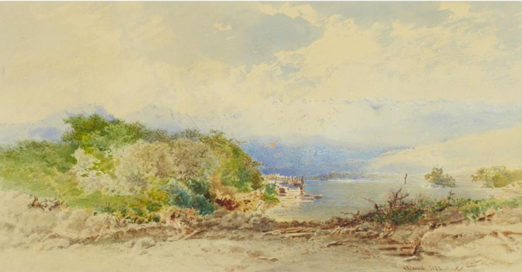 Otto Rheinhold Jacobi (1812-1901) - Lake Scene In The Rockies