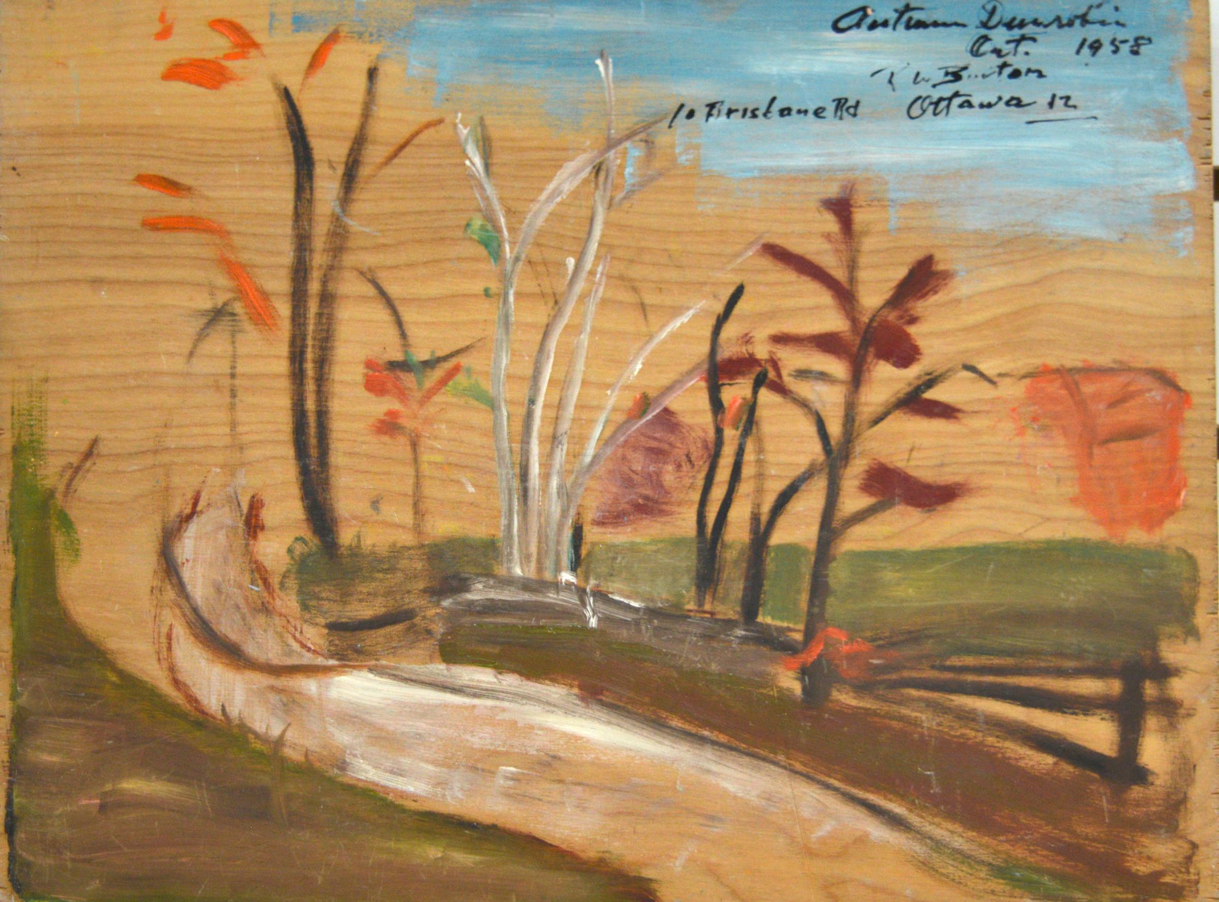Ralph Wallace Burton (1905-1983) - peinture recto-verso