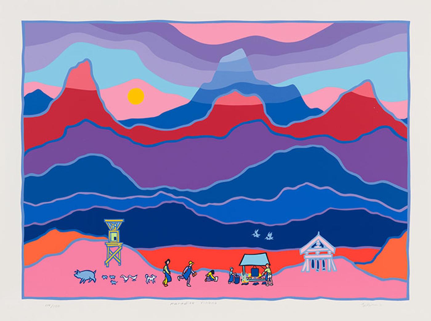 Ted Harrison (1926-2015) - Paradise Visions