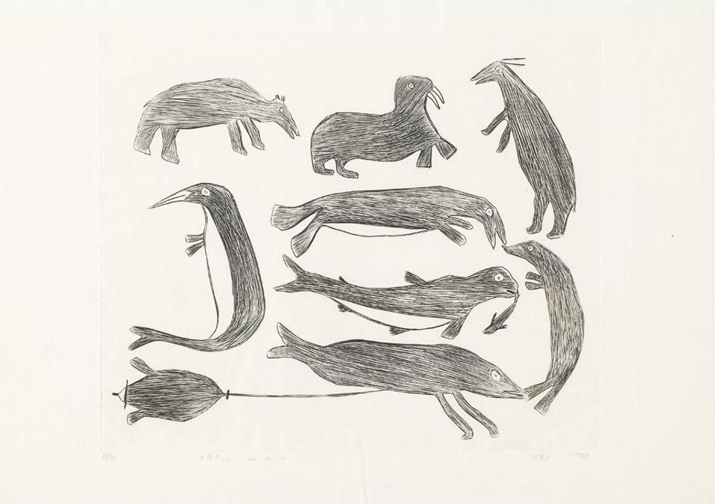 Kiakshuk (1886-1966) - Sea Beasts And Bears