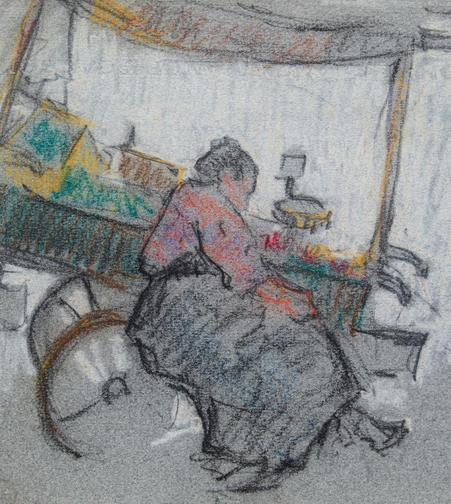 Manly Edward MacDonald (1889-1971) - Woman at the Market