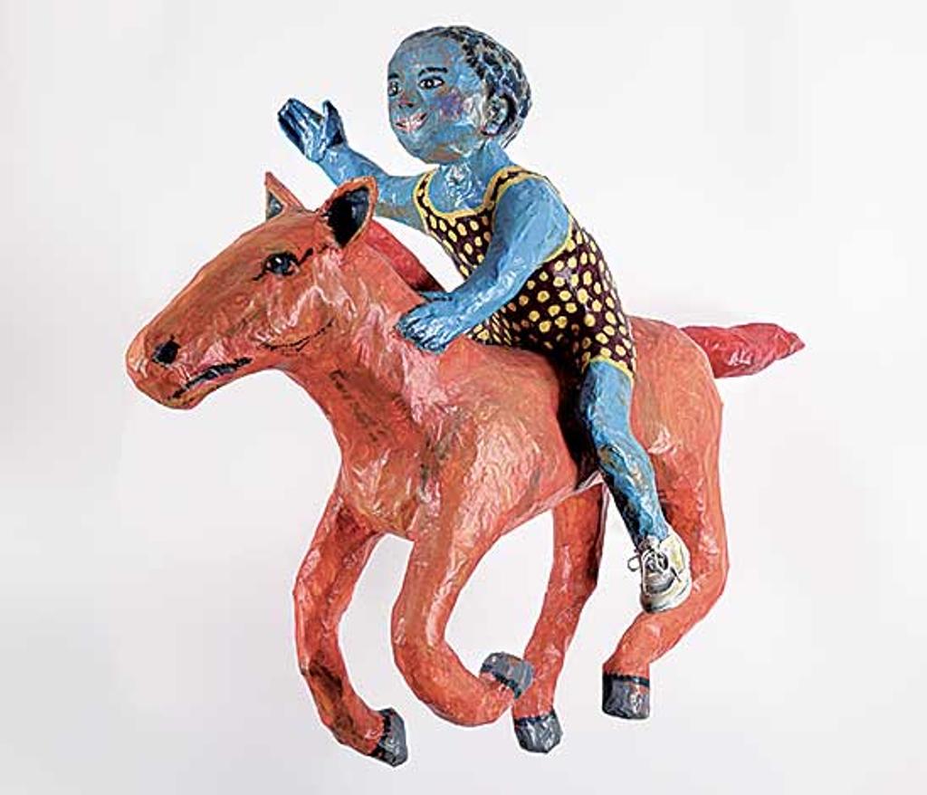 Violet Costello (1957) - Untitled - Boy on a Horse