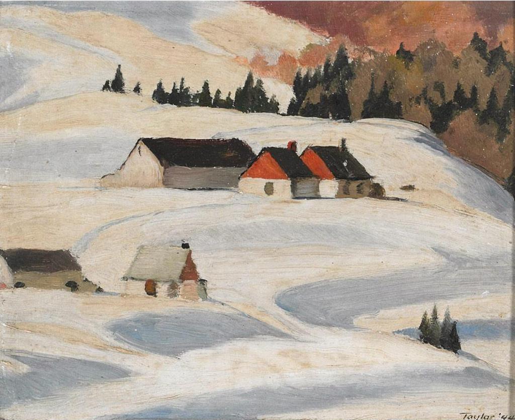 Frederick Bourchier Taylor (1906-1987) - At Tewkesbery Quebec, March 1944