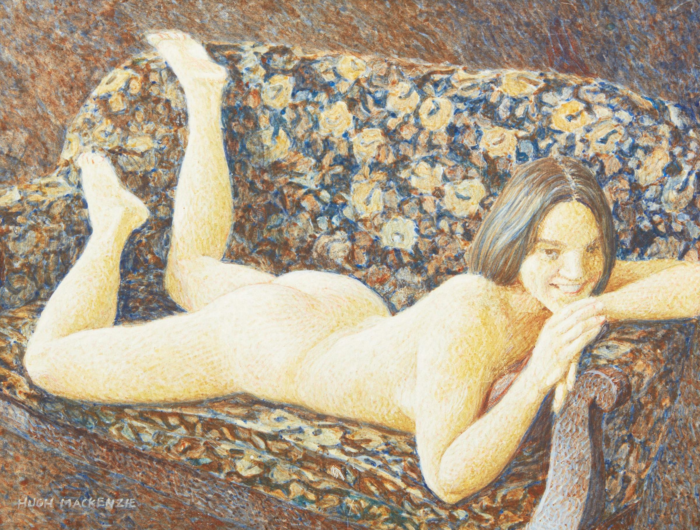 Hugh Seaforth MacKenzie (1928) - Nude on Sofa