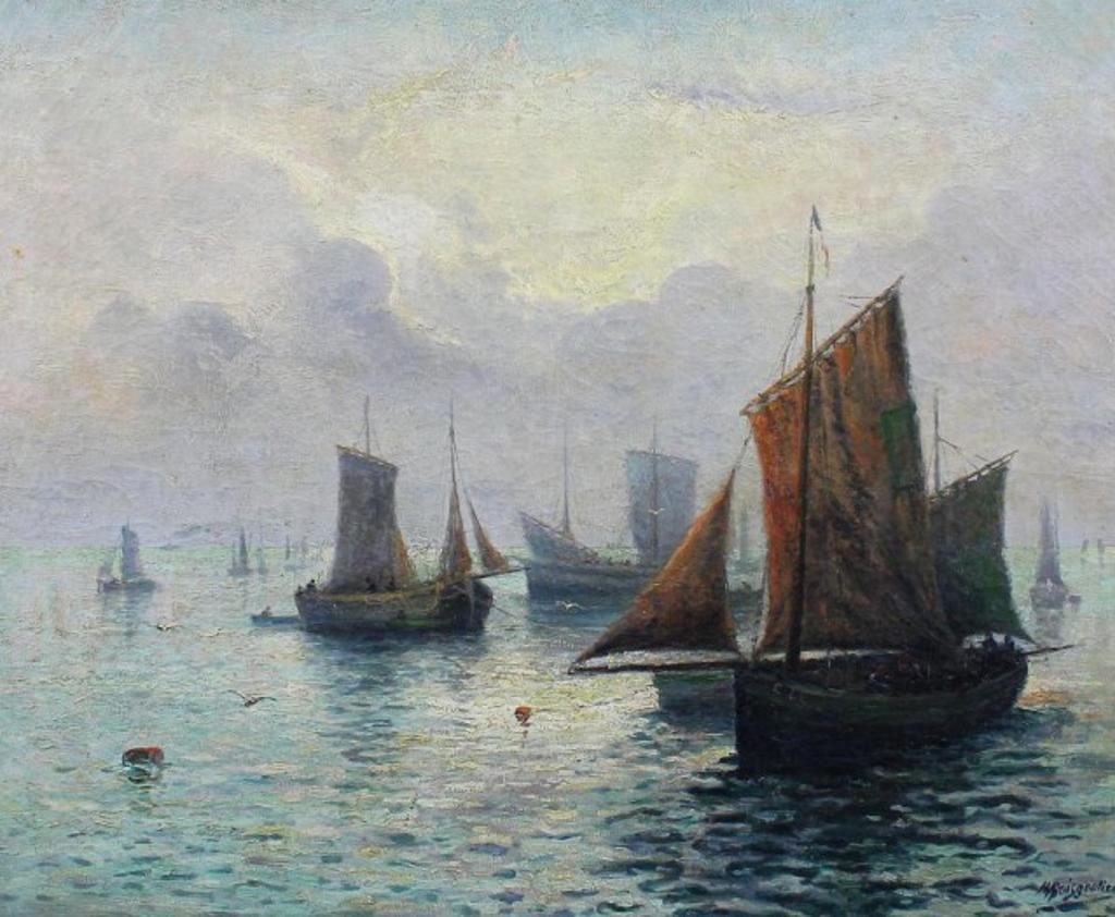 Henri Boisgontier (1850-1940) - Sardine Boats, St. Malo