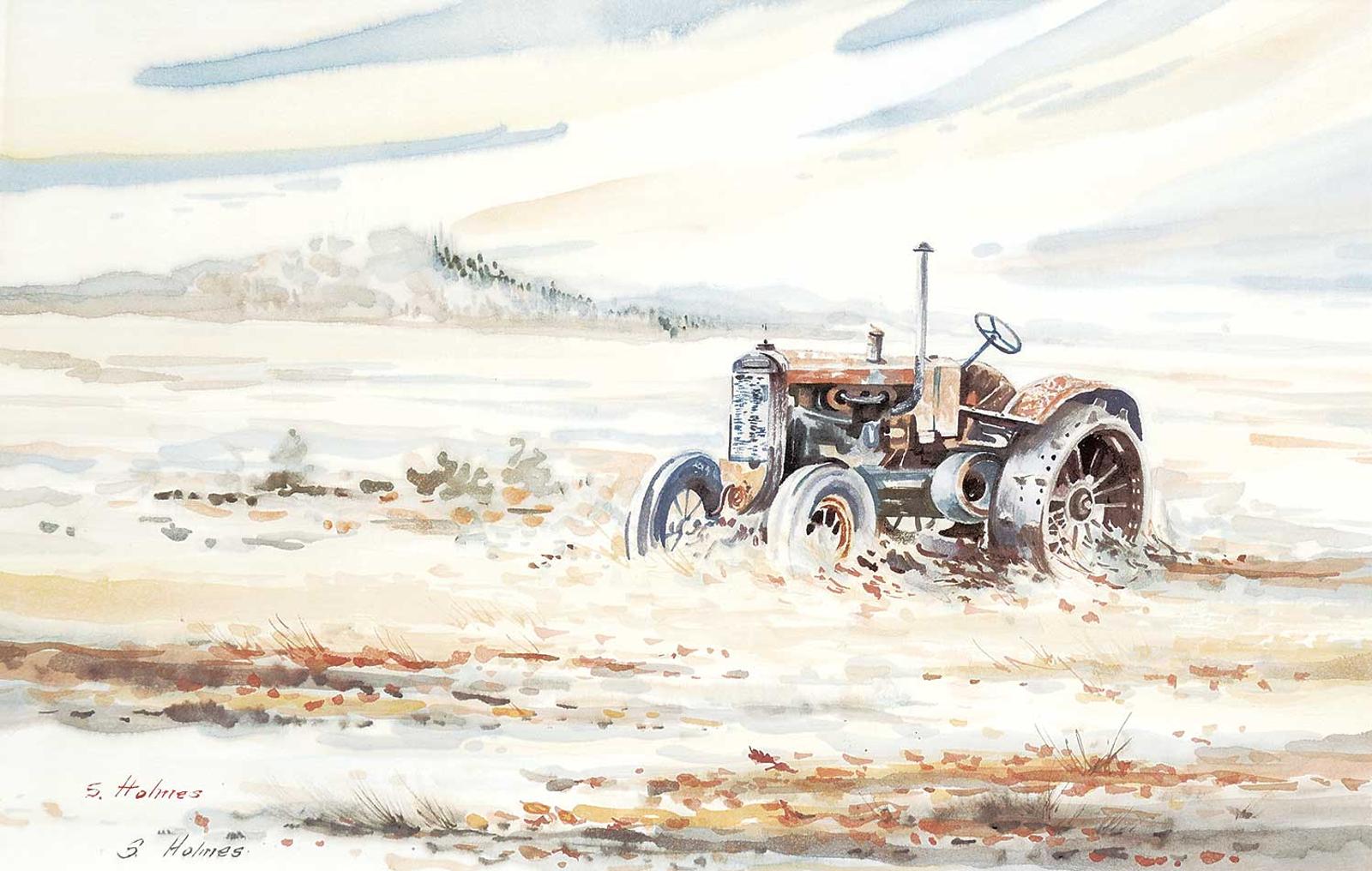 Sharon Christian Holmes - Untitled - The Old Tractor