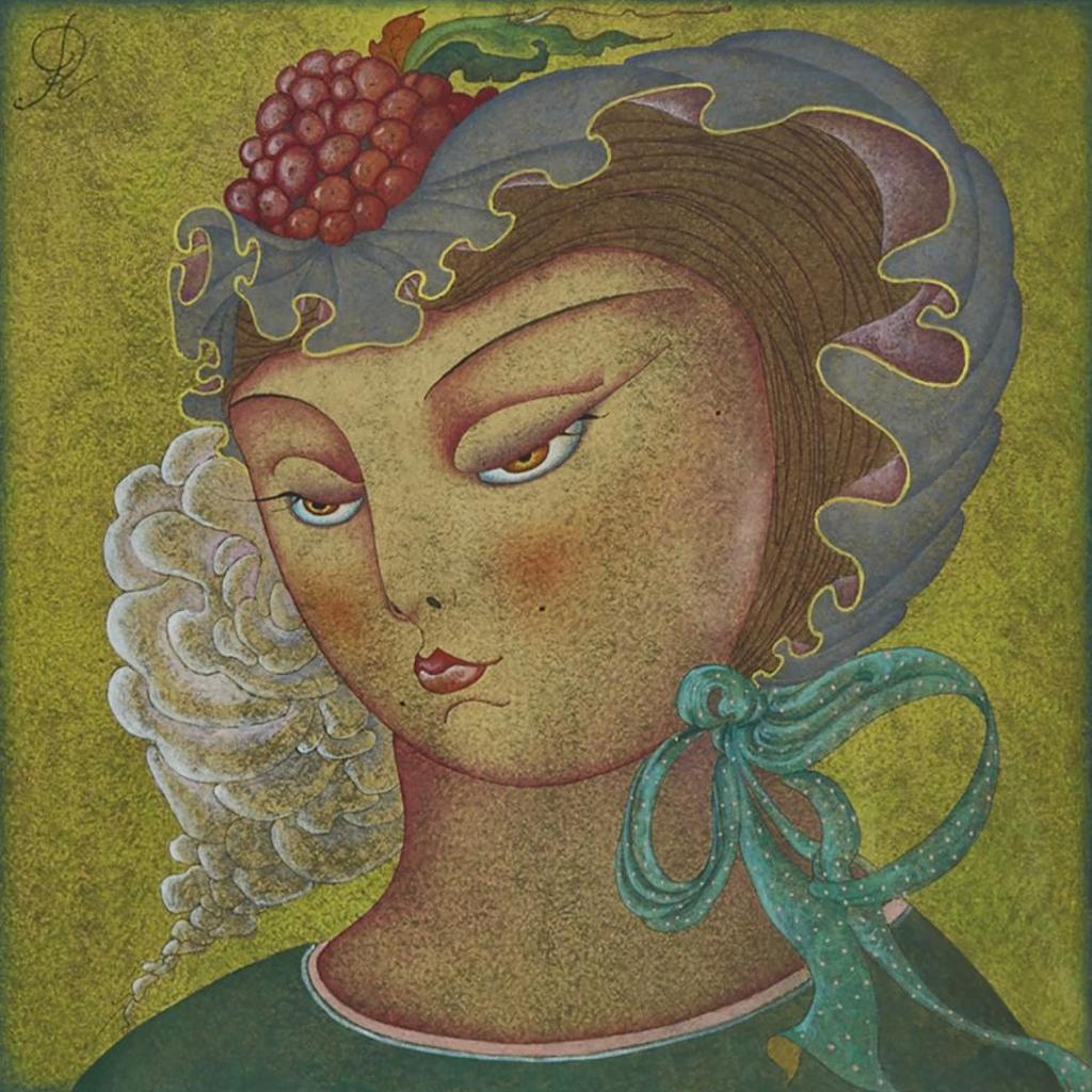 Rebekka Chemiakin (1934) - Head Of A Girl With Strawberries