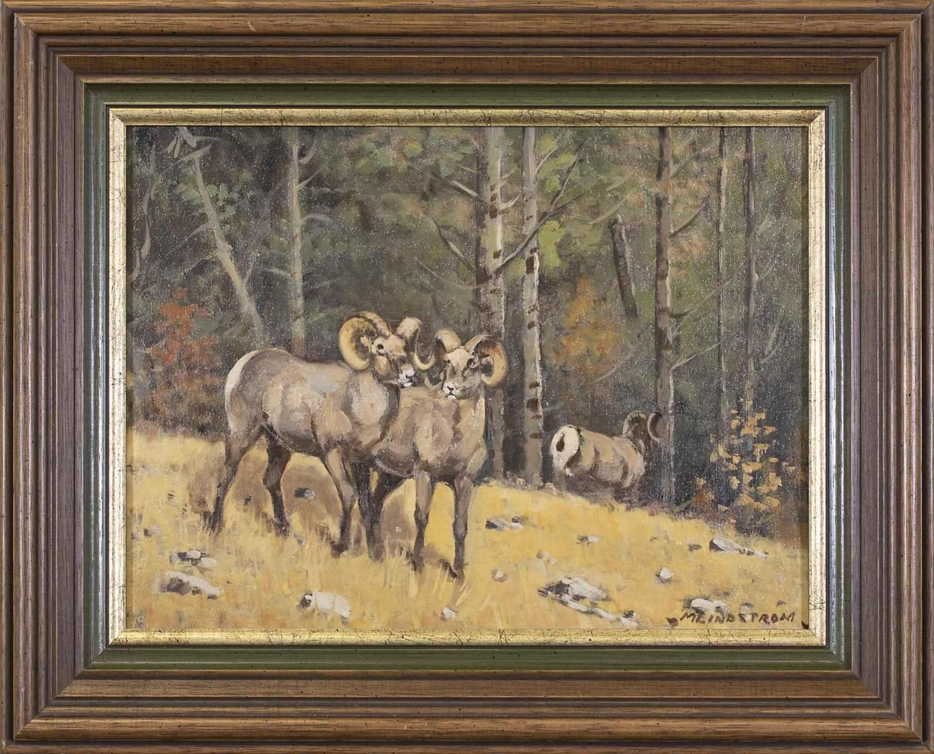 Matt Lindstrom (1890-1975) - Untitled, Bighorn Sheep