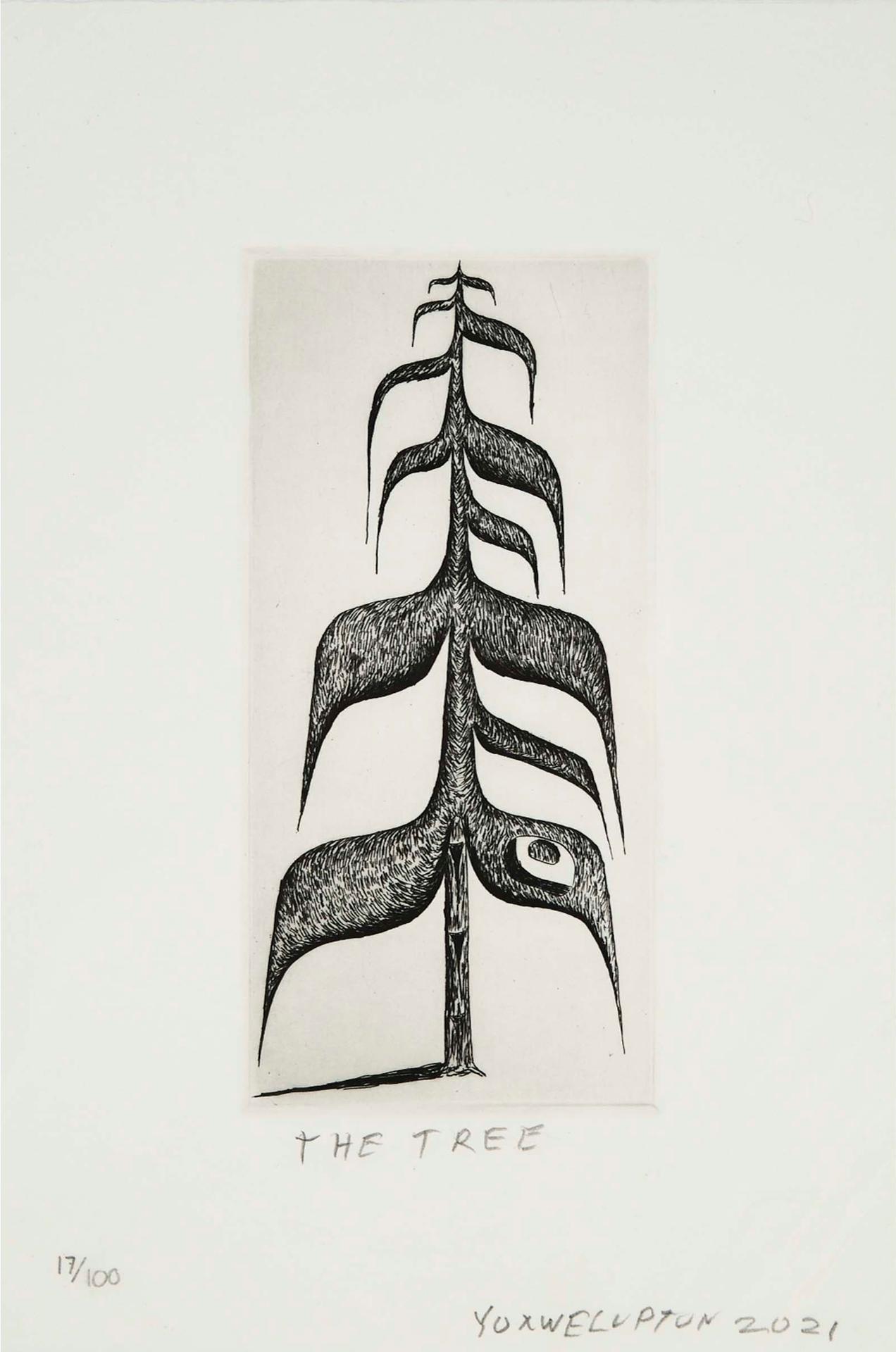 Lawrence Paul Yuxweluptun (1957) - THE TREE, 2021