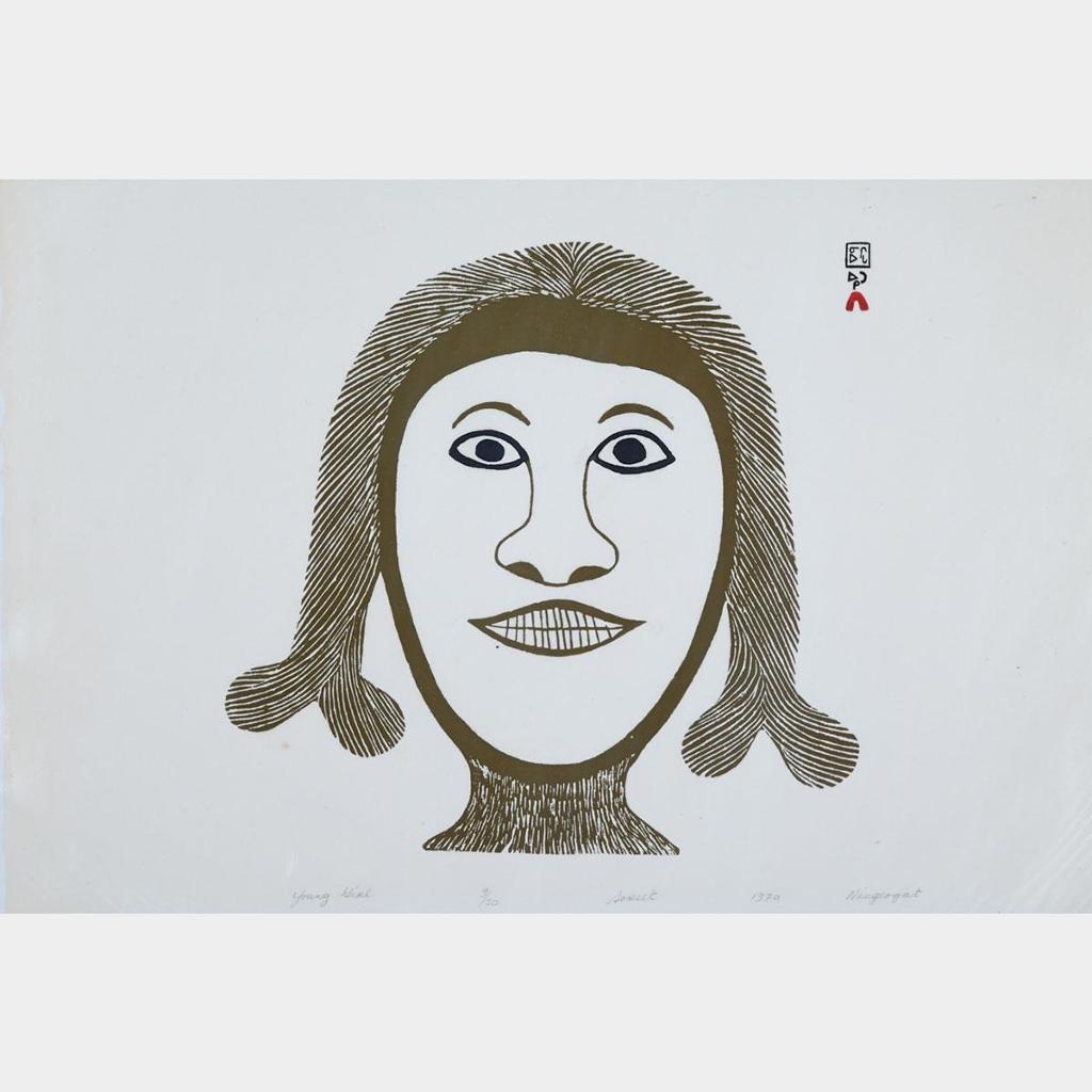 Ningeeuga Oshuitoq (1918-1980) - Young Girl