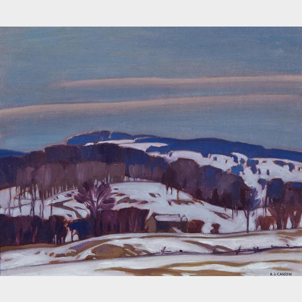Alfred Joseph (A.J.) Casson (1898-1992) - Snowy Landscape