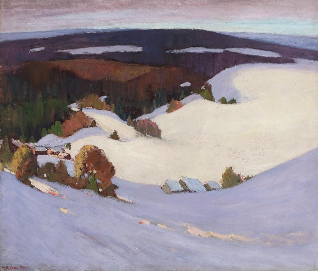 Ernest Alfred Dalton (1887-1963) - Landscape In Winter