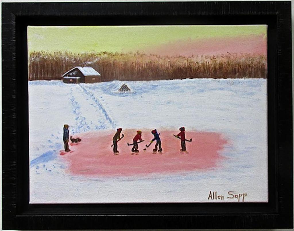 Allen Fredrick Sapp (1929-2015) - The Hockey Game