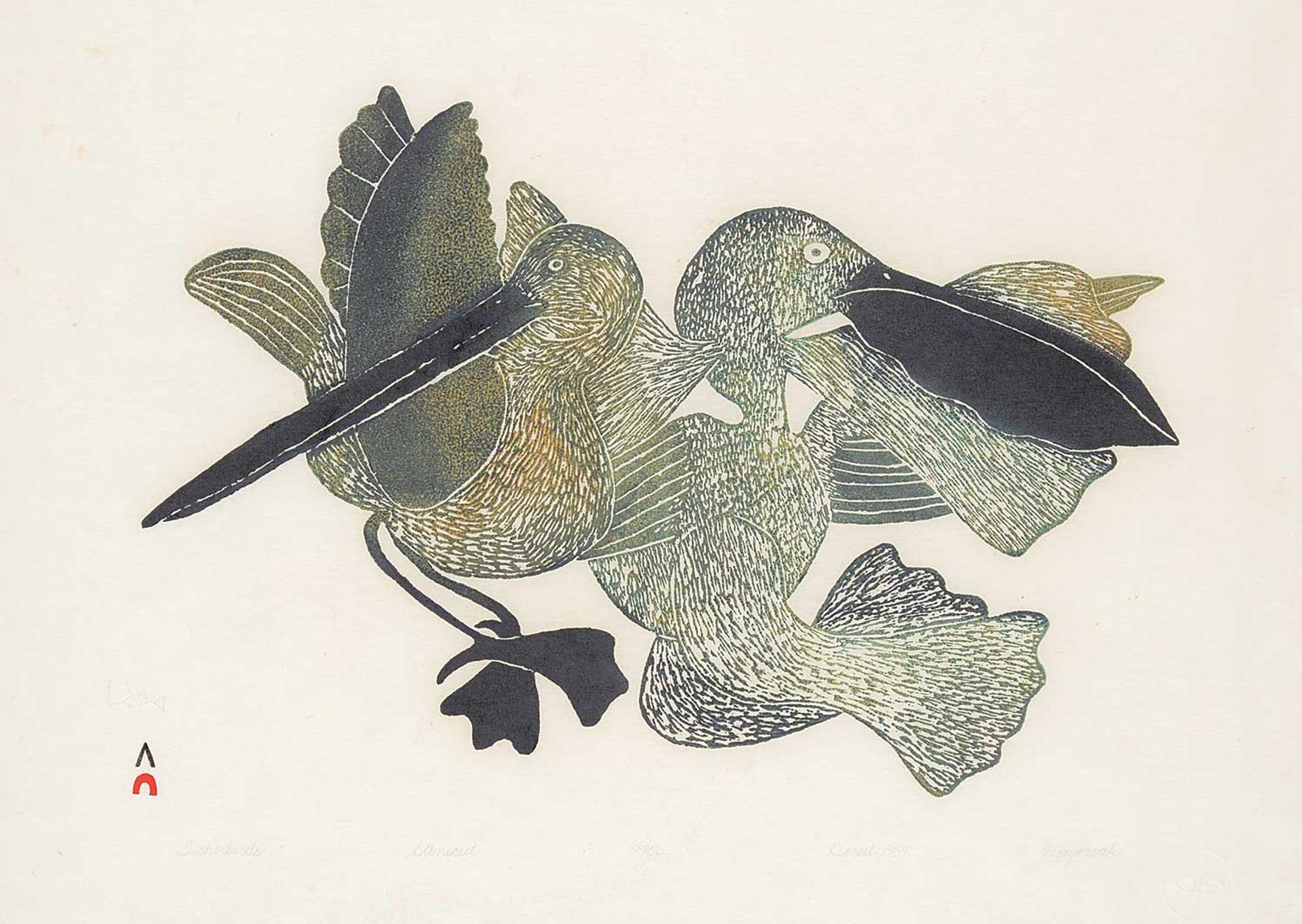 Mayureak Ashoona (1946) - Fisherbirds  #26/50