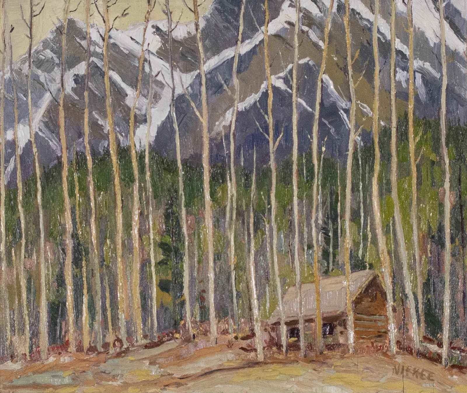 Lawrence Nickle (1931-2014) - Old Cabin, Upper Columbia Valley, B.C.; 1976