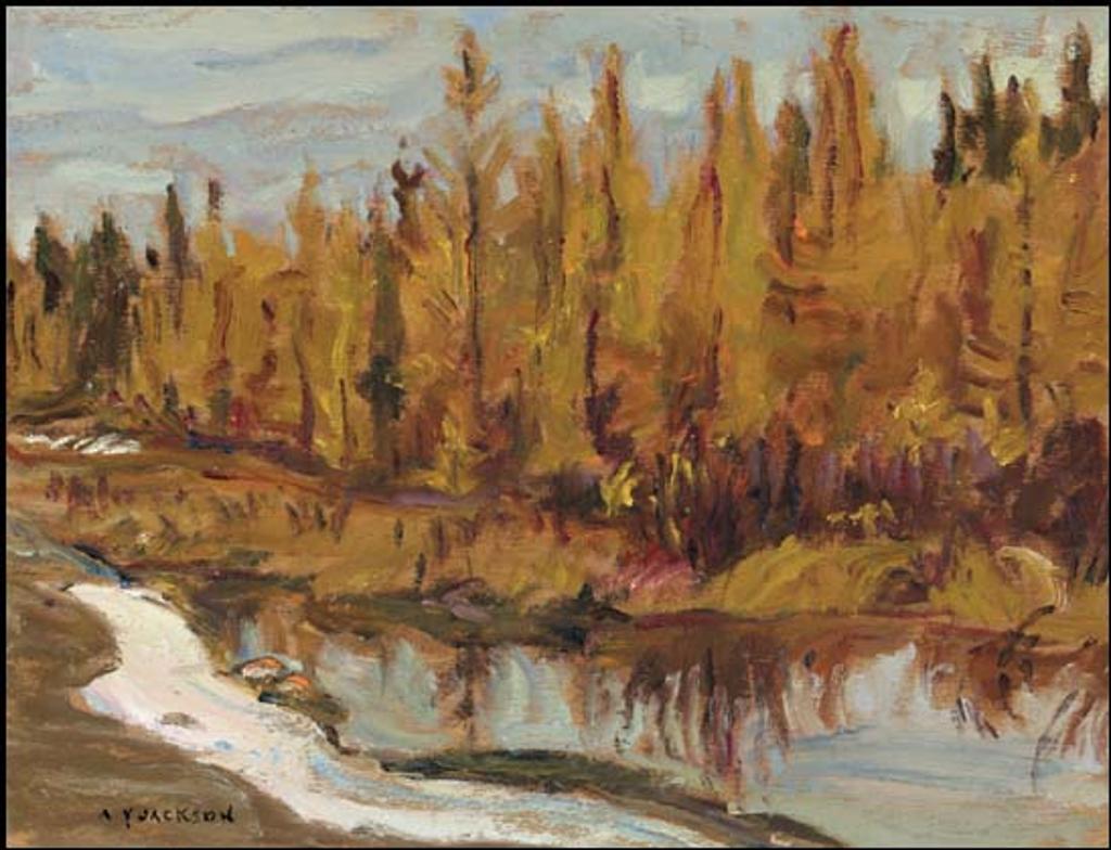 Alexander Young (A. Y.) Jackson (1882-1974) - Tamarack at Whitney, Ontario