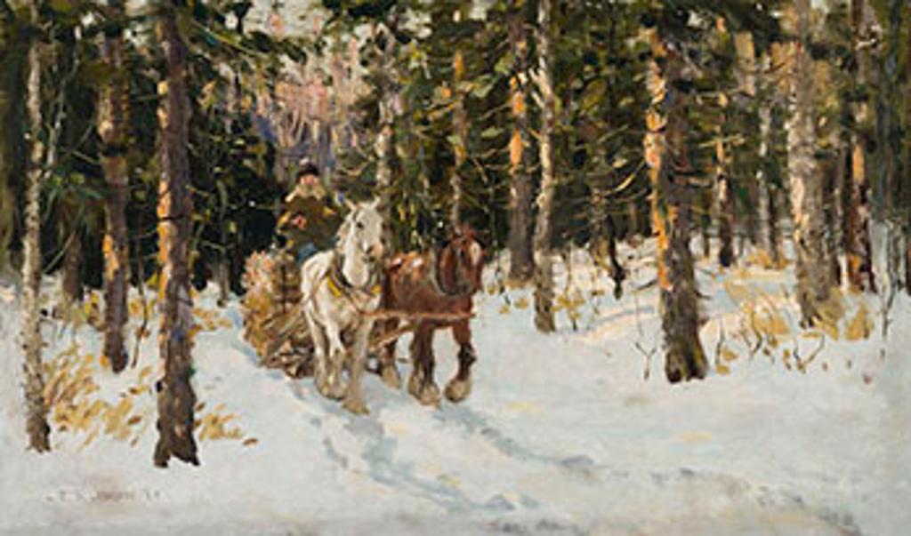 Frederick Simpson Coburn (1871-1960) - Logging, Winter